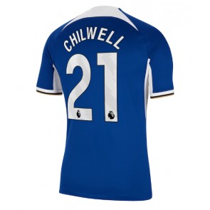 Chelsea Ben Chilwell #21 Hjemmebanetrøje 2023-24 Kort ærmer